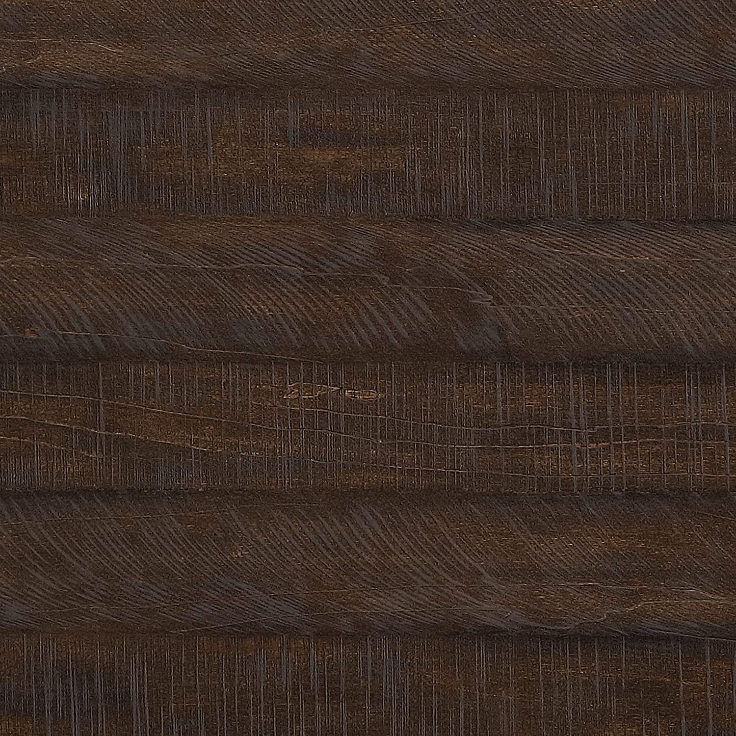 WAMPAT 42" Modern Farmhouse Coffee Table with Open Storage for Living Room, Rustic Brown