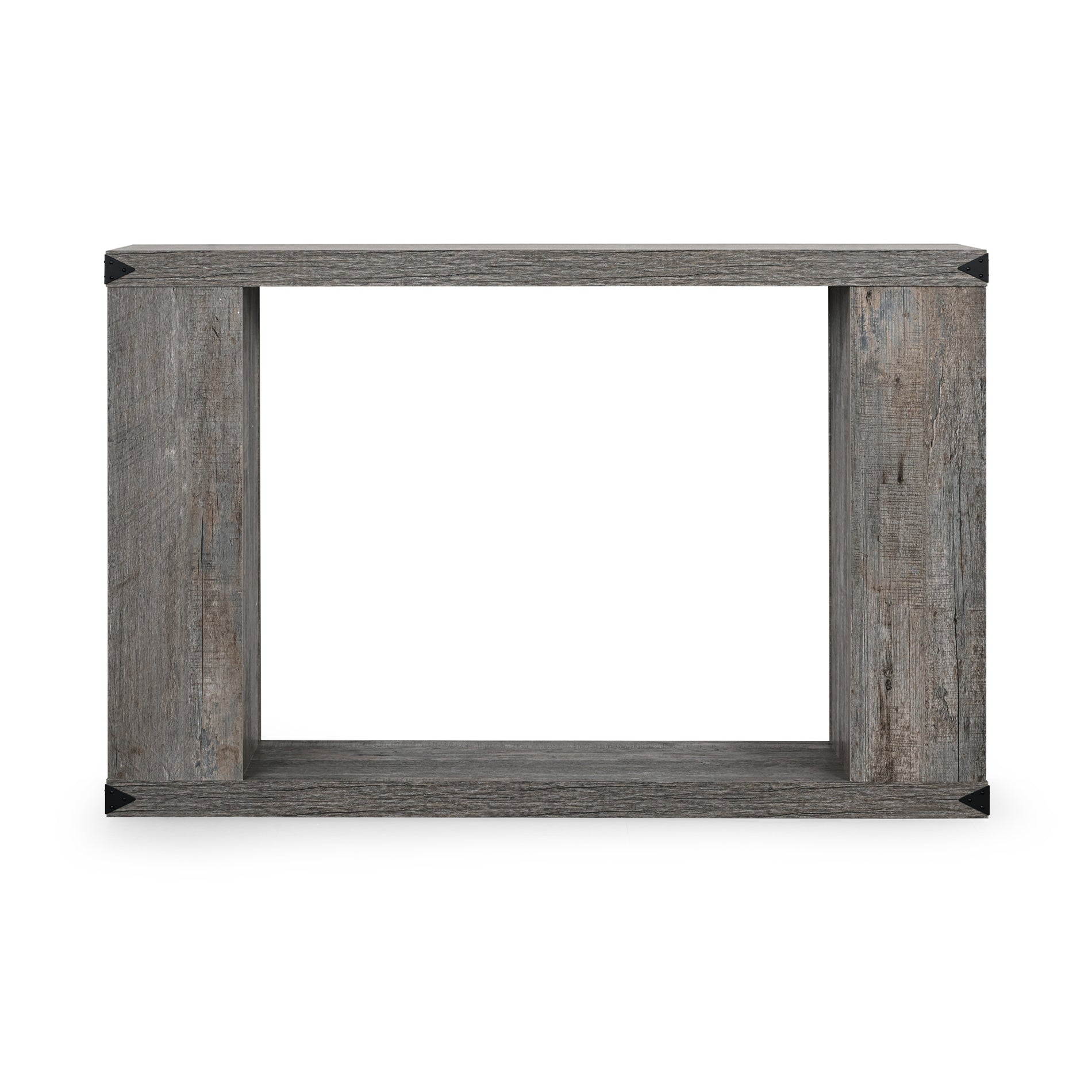 WAMPAT 46" Farmhouse Console Table Narrow Wood Extra Long Accent Entry Table for Hallway, Vintage Grey