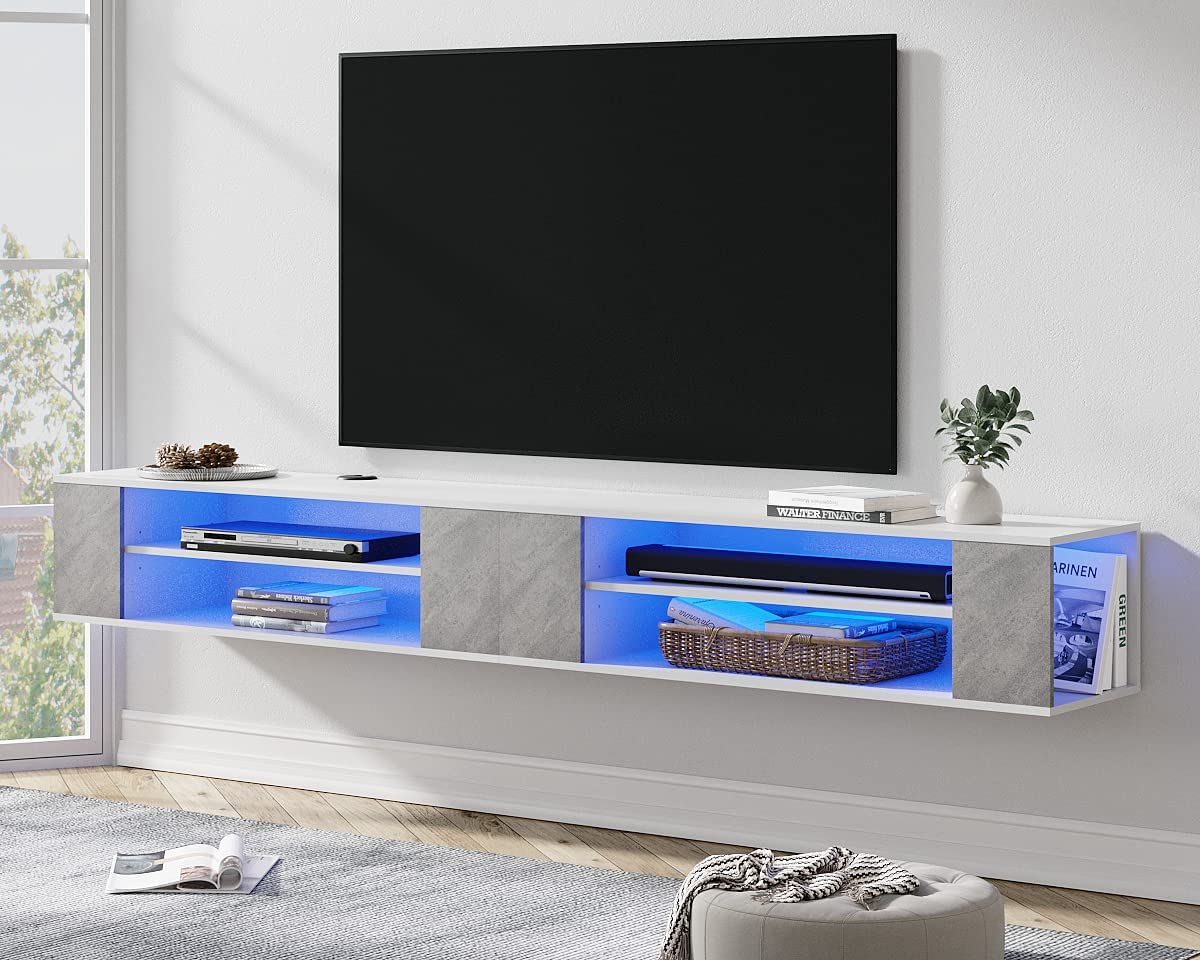 White shelf deals for under tv